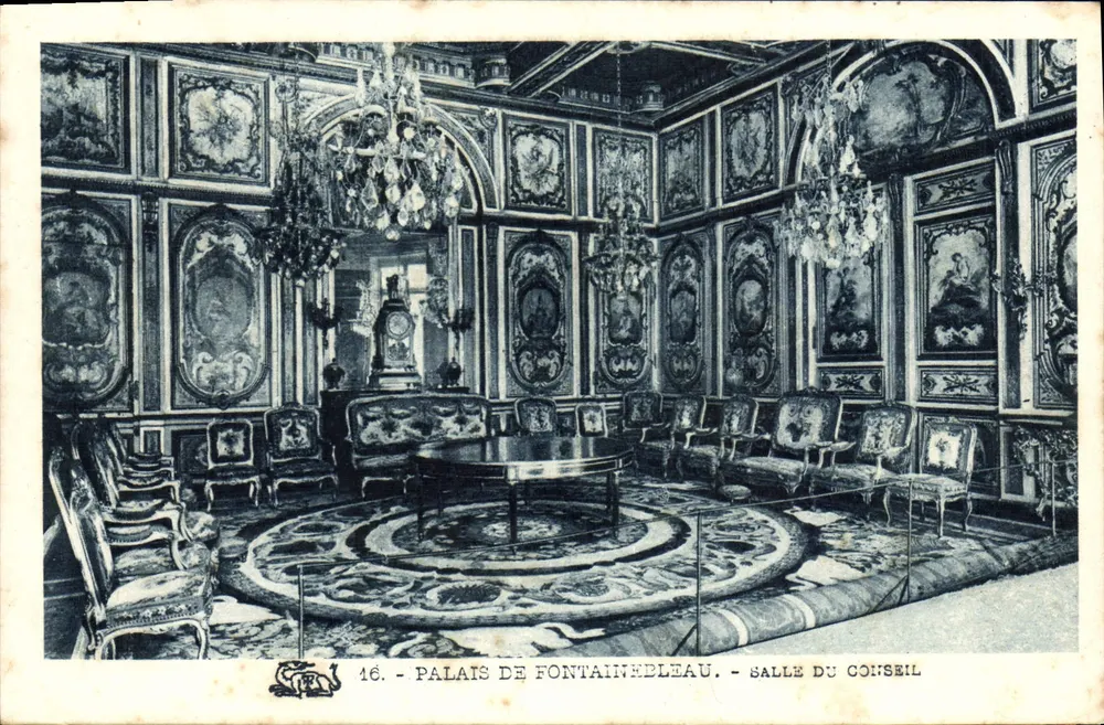 Palast von Fontainebleau — Sitzungssaal — n°16 - Vorderseite