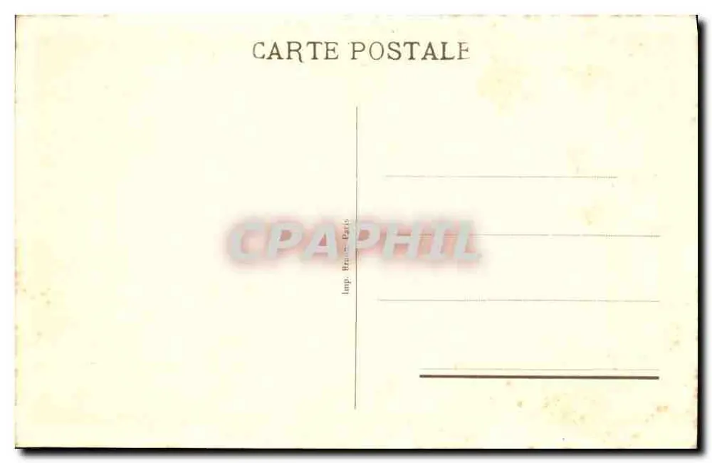 Castelo de Valençay — Salão Azul — editor Braine Paris - Verso