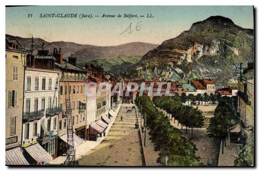 Saint-Claude (Jura) — Avenue de Belfort — LL. - Vorderseite