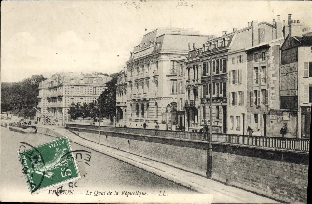 Verdun — O Quai da República — LL. - Frente
