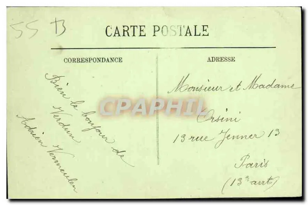 Verdun — O Quai da República — LL. - Verso