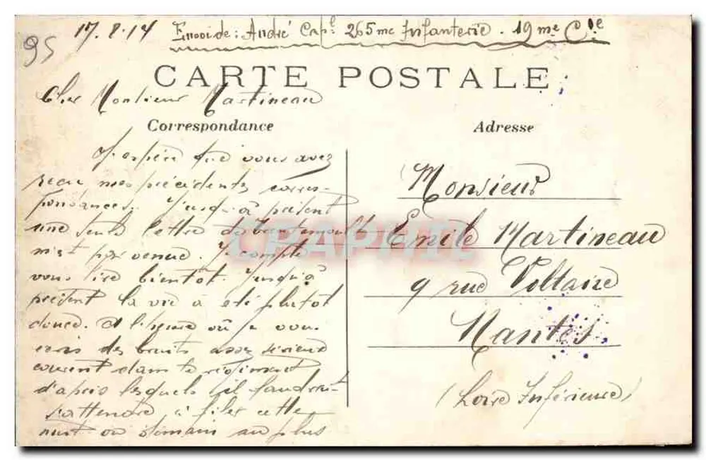 AULNAY-sous-BOIS — Die Schlossgräben — unbekannter Verlag - Rückseite