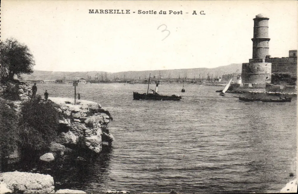 Marseille - Saída do Porto - A.C. - Frente