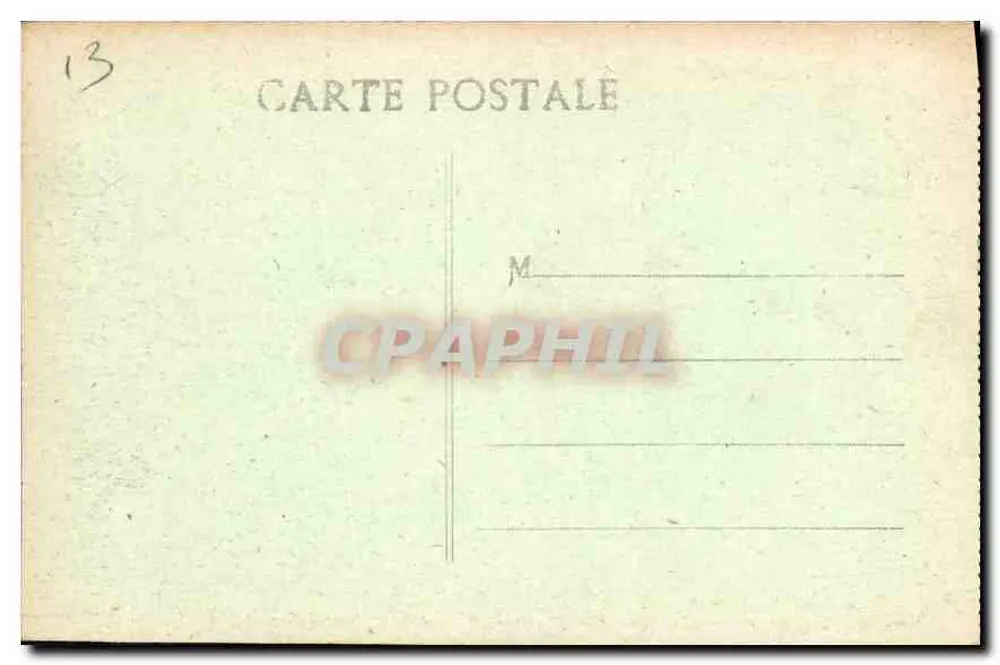 Marseille - Saída do Porto - A.C. - Verso