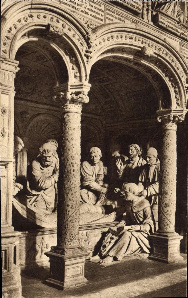 Les Saints de Solesmes — Zeugen der Beisetzung der Notre-Dame (1553) — Ausgabe der « Freunde von Solesmes » - Vorderseite