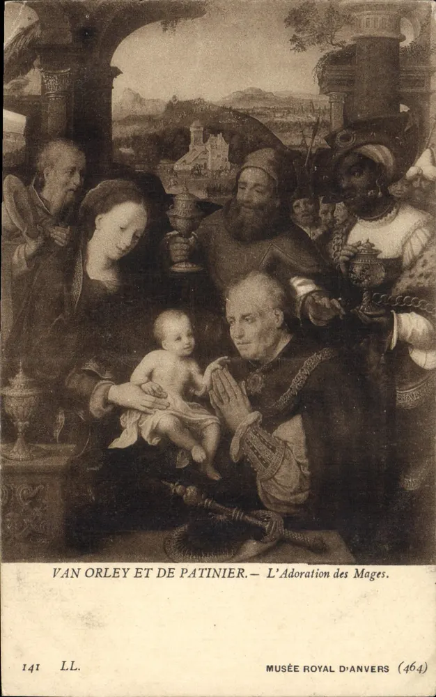 Die Heiligsprechung der Weisen — Van Orley und de Patinier — Königliches Museum von Antwerpen (464) - Vorderseite