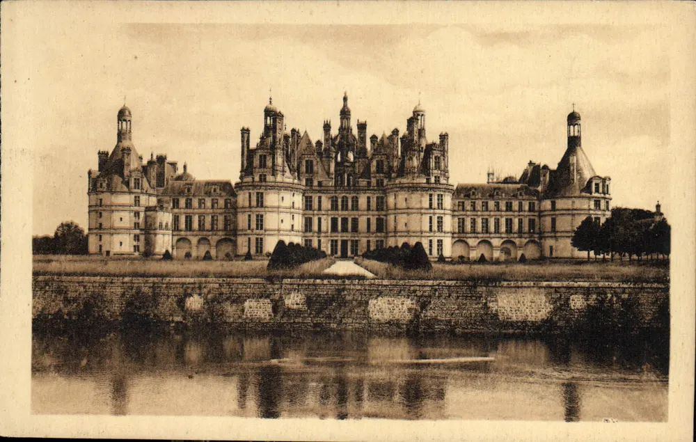 Chambord (Loir-et-Cher) — Nordseite — Phototypie d'Art à Bruyères-sur-Oise - Vorderseite