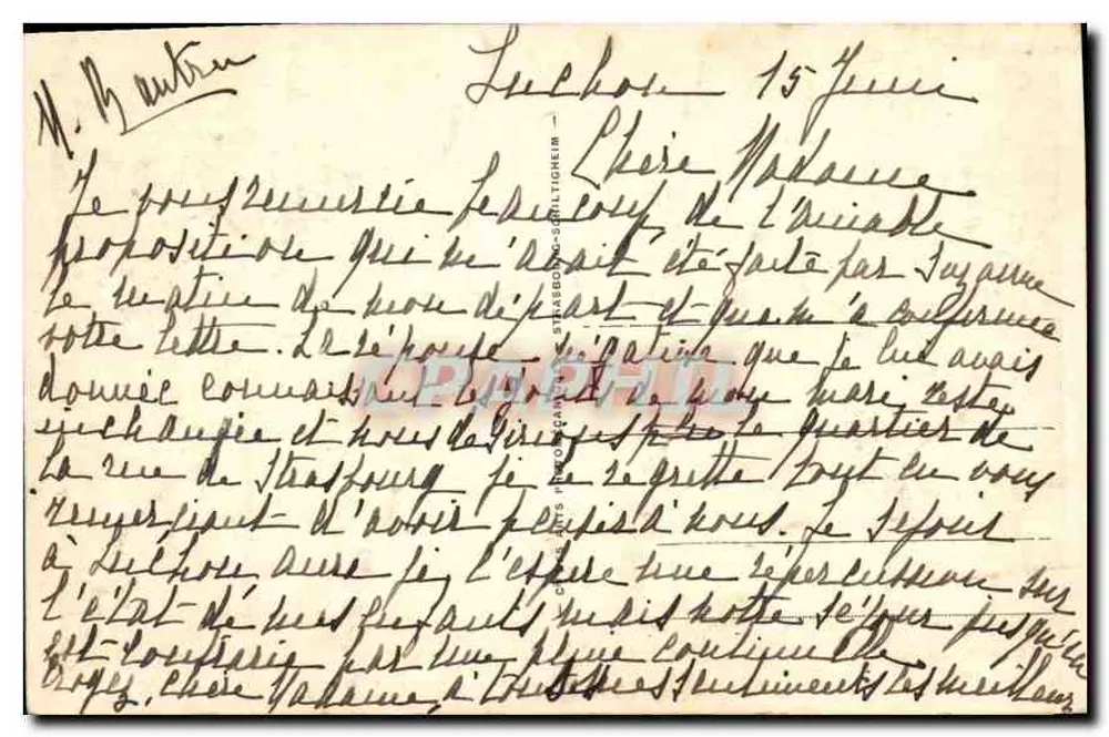 Luchon - Vista geral — série 5 — editor não identificado - Verso