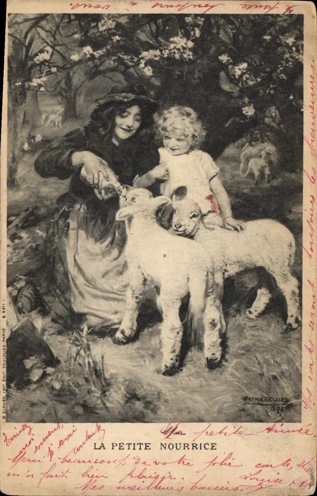 Die Kleine Pflegerin — Arthur Gelle — B. Sirven, Verleger, Toulouse, Nr. 8.211 - Vorderseite