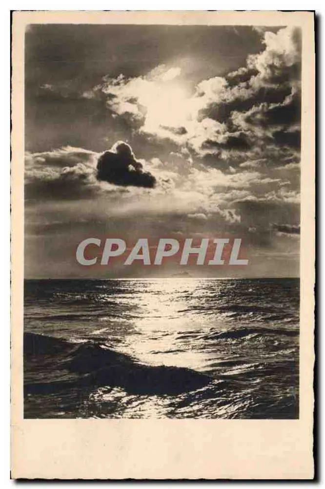 Céu e mar — vista fotográfica — Foto verdadeira - Frente