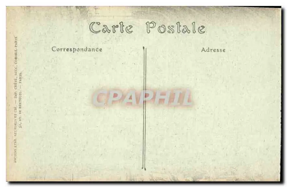 Catedral de Chartres — Notre-Dame-sous-Terre — editor Antigos Estabelecimentos Scheurman e Cie, 41 - Verso