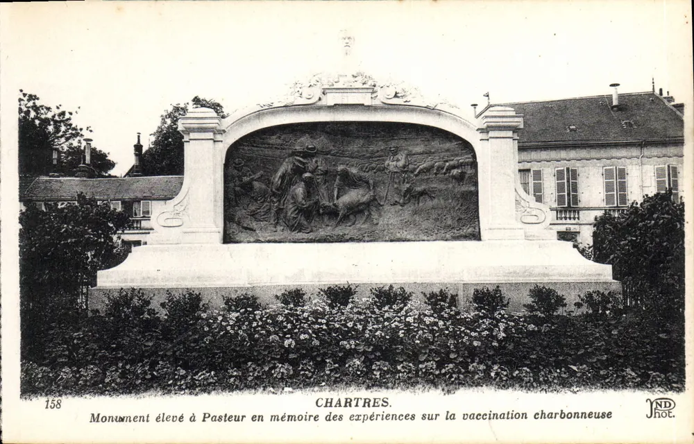 Monument zu Pasteur — Chartres — ND Phot. - Vorderseite
