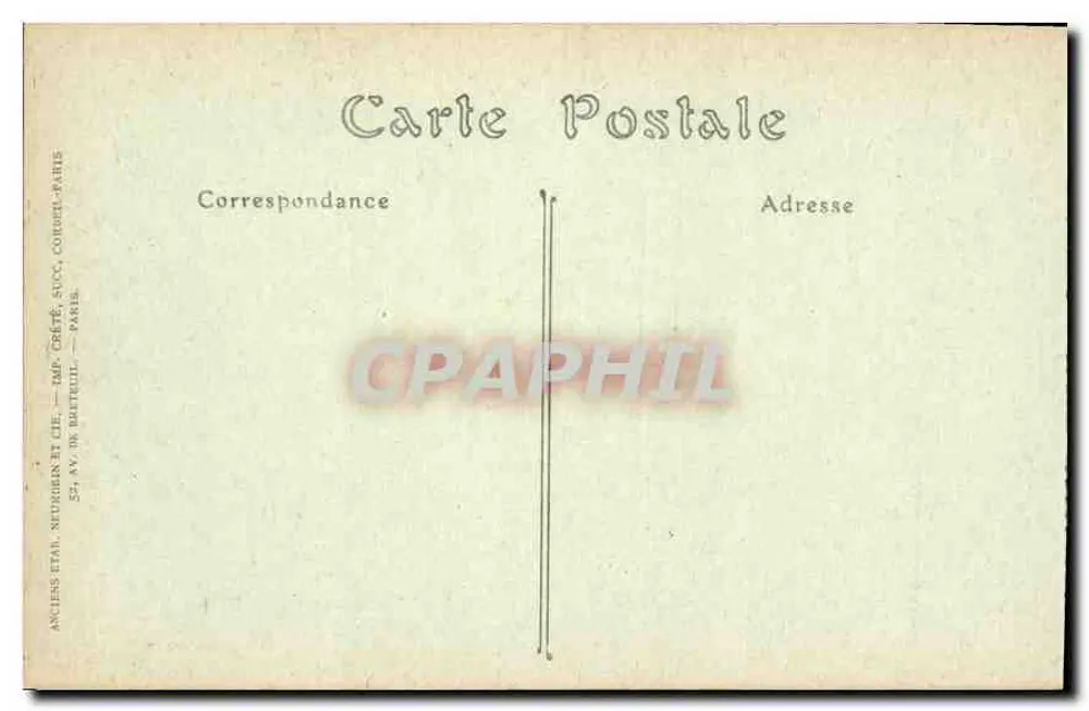 Monument zu Pasteur — Chartres — ND Phot. - Rückseite
