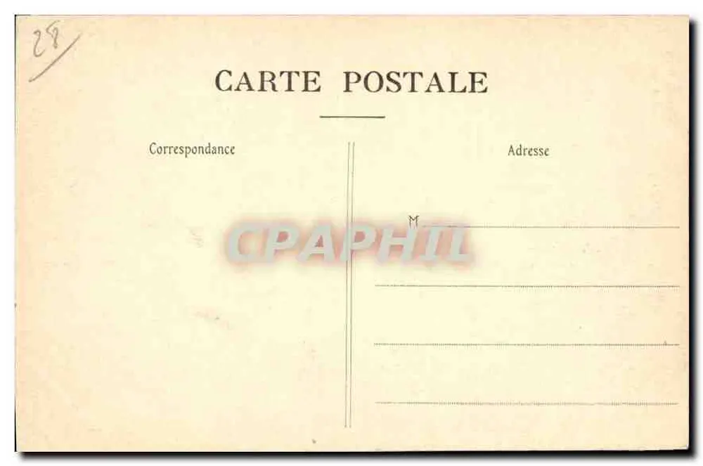 Catedral de CHARTRES — Torre e Portão Sul — editor não identificado - Verso