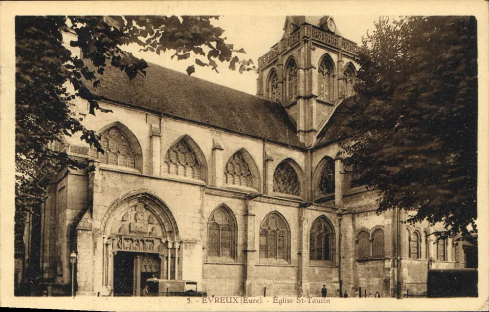 Évreux (Eure) - Igreja de São Taurino — Edição L. Gagnon & Fils, n°5 - Frente