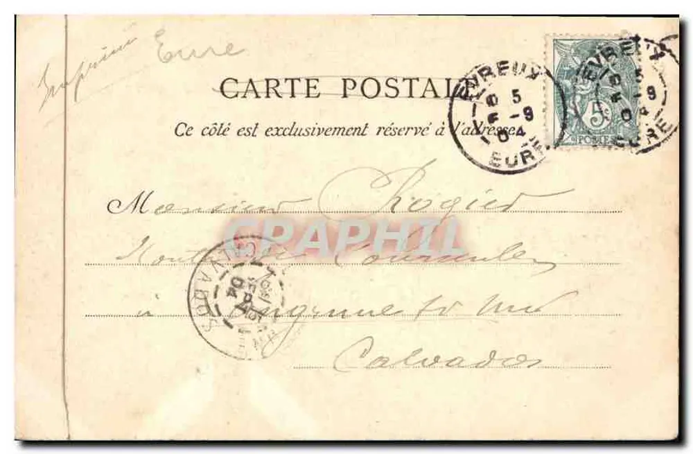Évry - Innenansicht der Kathedrale — La Normandie, unbekannter Verlag, Nr. 2424 - Rückseite