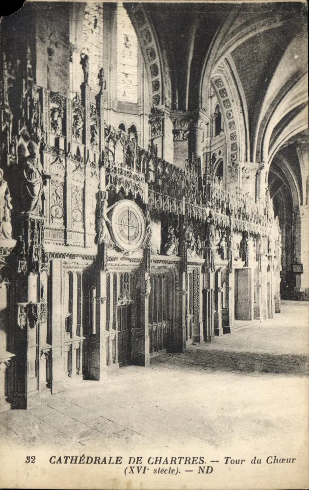 Kathedrale von Chartres — Turm des Chors (16. Jahrhundert) — ND - Vorderseite