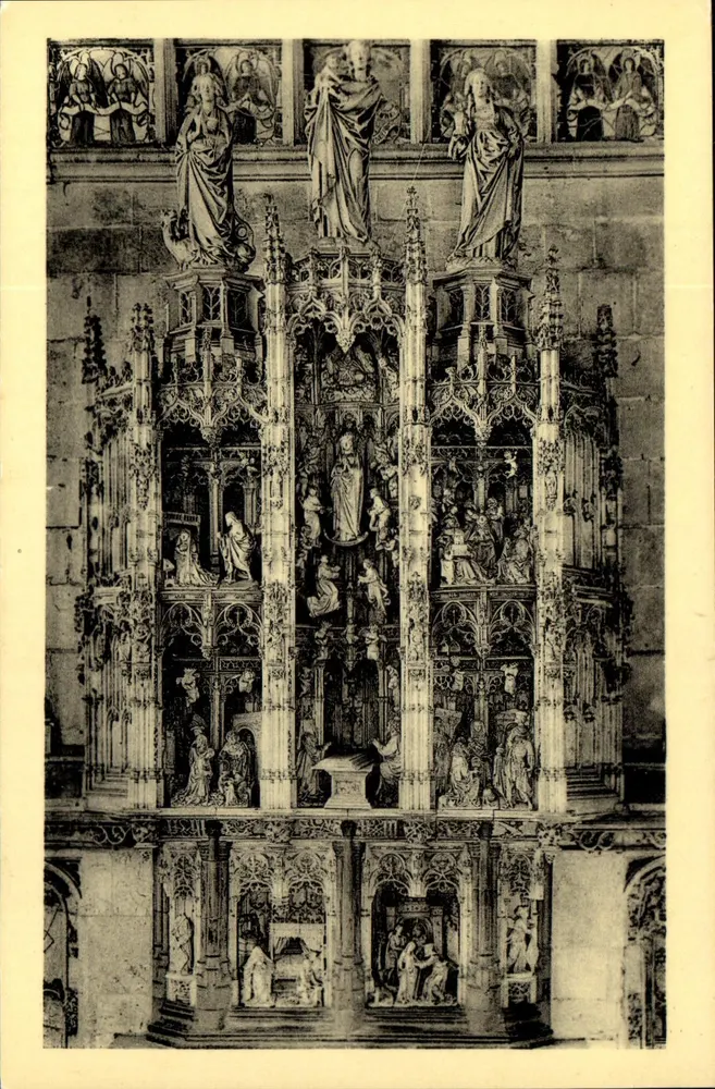 Kirche von Brou - Retabel der Sieben Freuden der Jungfrau — Édition des Monuments Historiques - Vorderseite