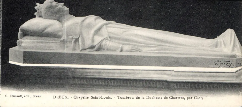 Grab der Herzogin von Chartres — Kapelle Saint-Louis — Dreux — von Gasq - Vorderseite