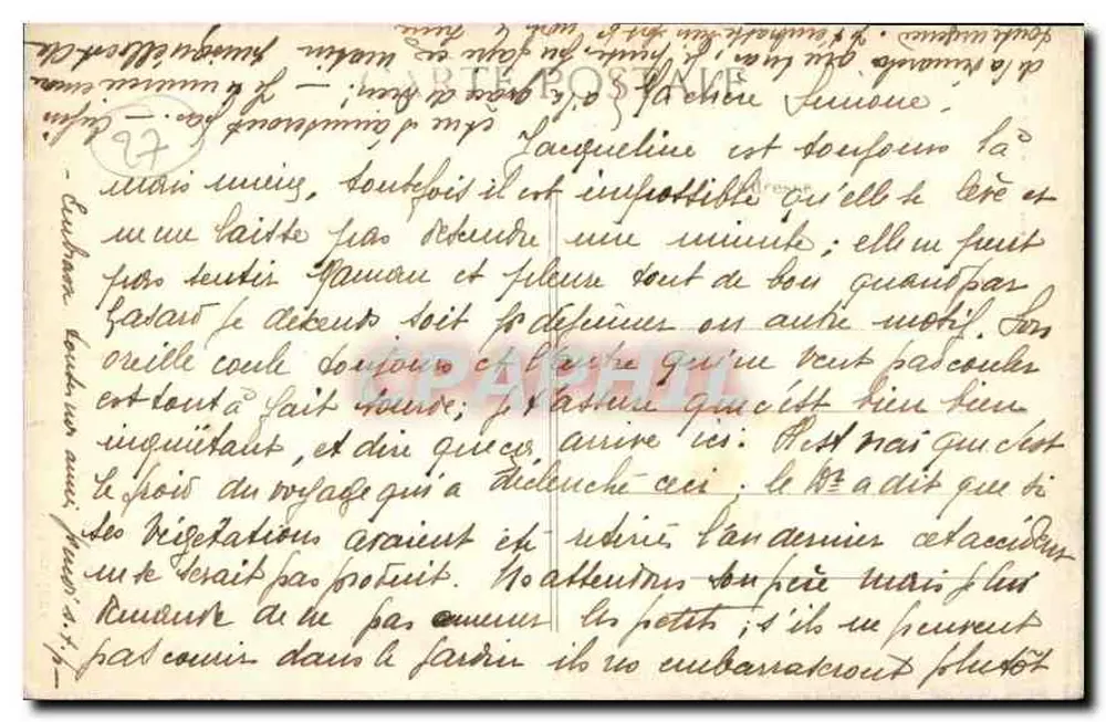Nossa Senhora de Louviers — Fachada Sul, Perspectiva — Éd. P. Darbier, Louviers, n°388 - Verso