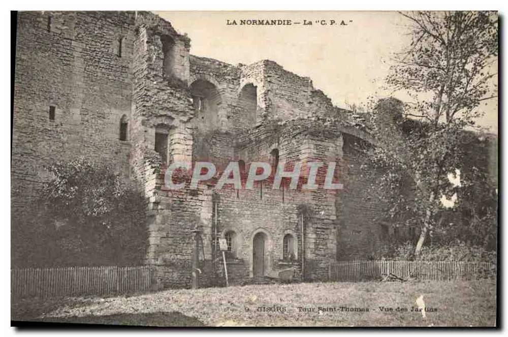 Tours Saint-Thomas — Ansicht von Jarunes — Normandie — Die 'C.P.A.' - Vorderseite
