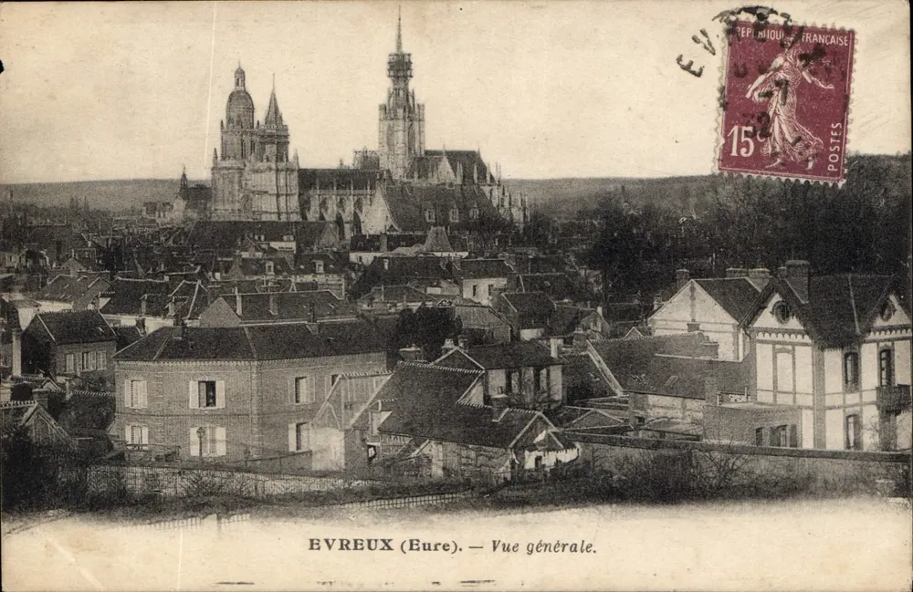 Evreux (Eure) — Vista geral — Foto-Edição Blamont (Les-Précy) - Frente