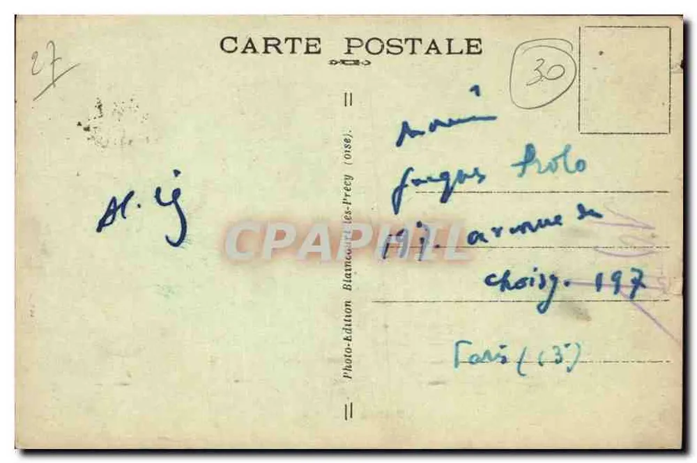 Evreux (Eure) — Vista geral — Foto-Edição Blamont (Les-Précy) - Verso