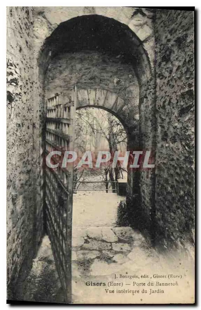 Gisors (Eure) — Porte du Banneton — Innenansicht des Gartens - Vorderseite