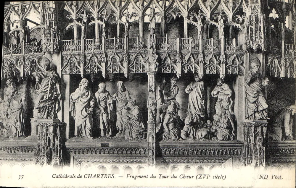 Kathedrale von CHARTRES — Fragment des Chorumschritts (16. Jahrhundert) - Vorderseite