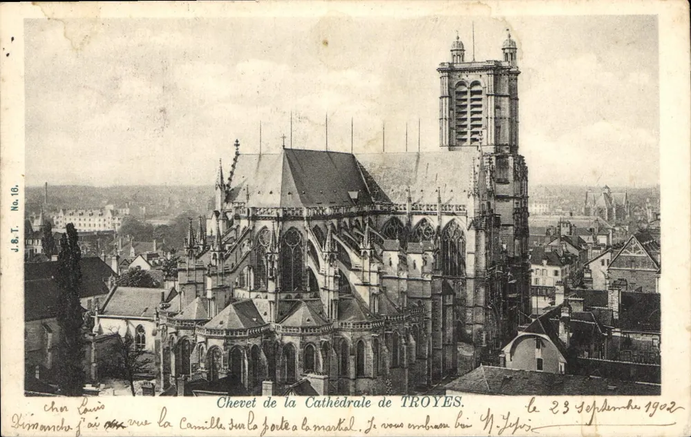 Frontão da Catedral de Troyes — J.S.T. No.18 - Frente
