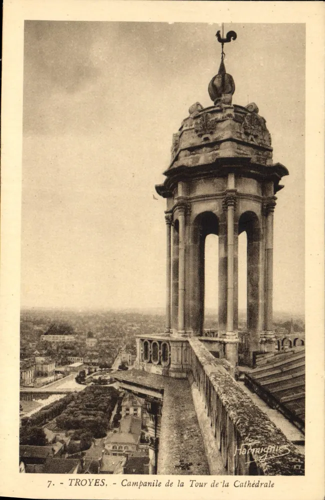Troyes - Glockenturm der Kathedrale — Harmignies, n°7 - Vorderseite