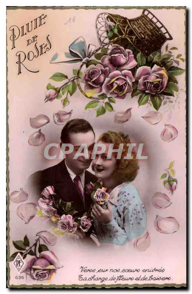 Regen aus Rosen — Verlag P.F. Paris, n° 636 - Vorderseite