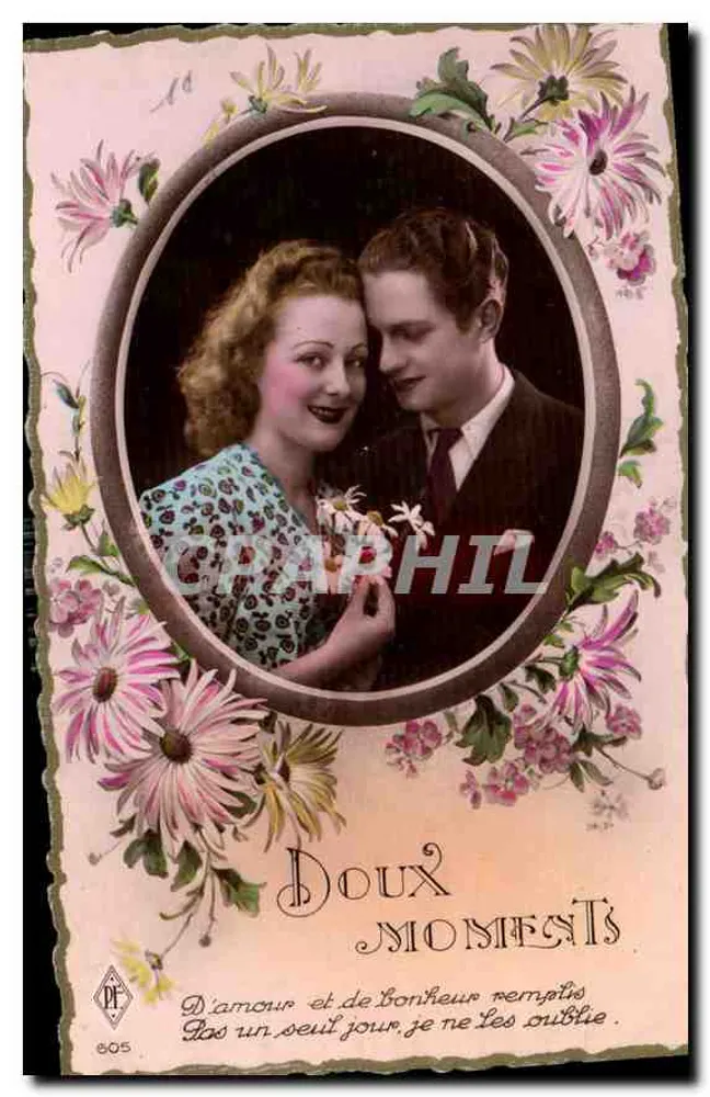 Dois momentos — De amor e de felicidade cheios — P.F. Paris n°805 - Frente