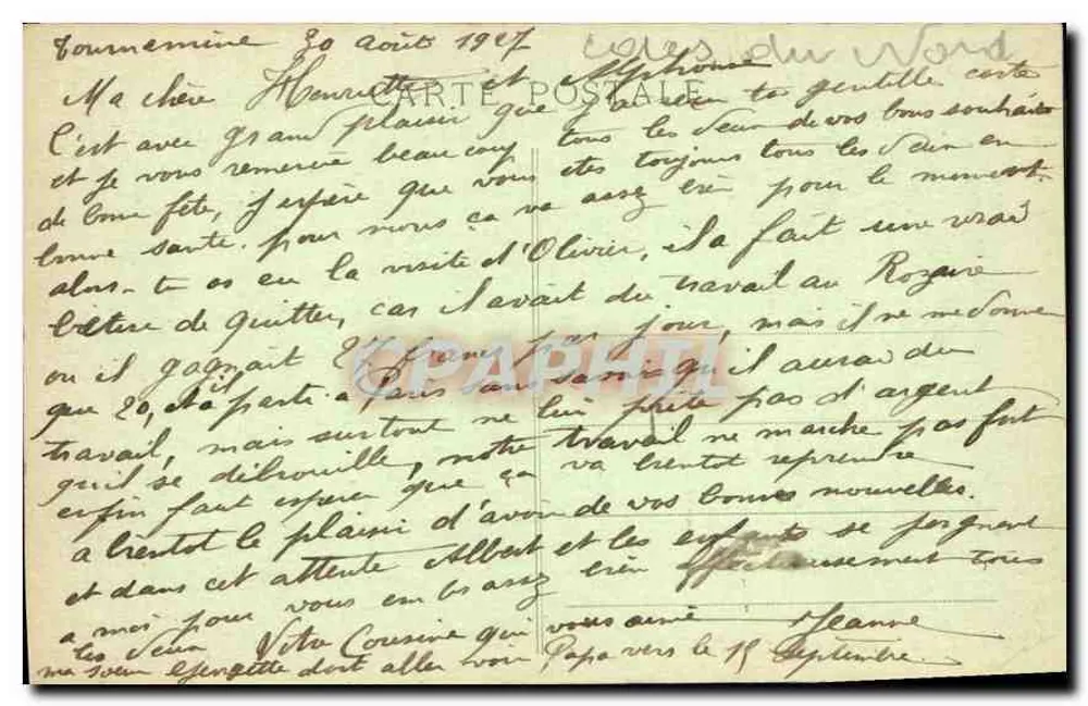 Costas bretonas - Mar de ressaca — Coll. E. Hamonix, St-B. - Verso
