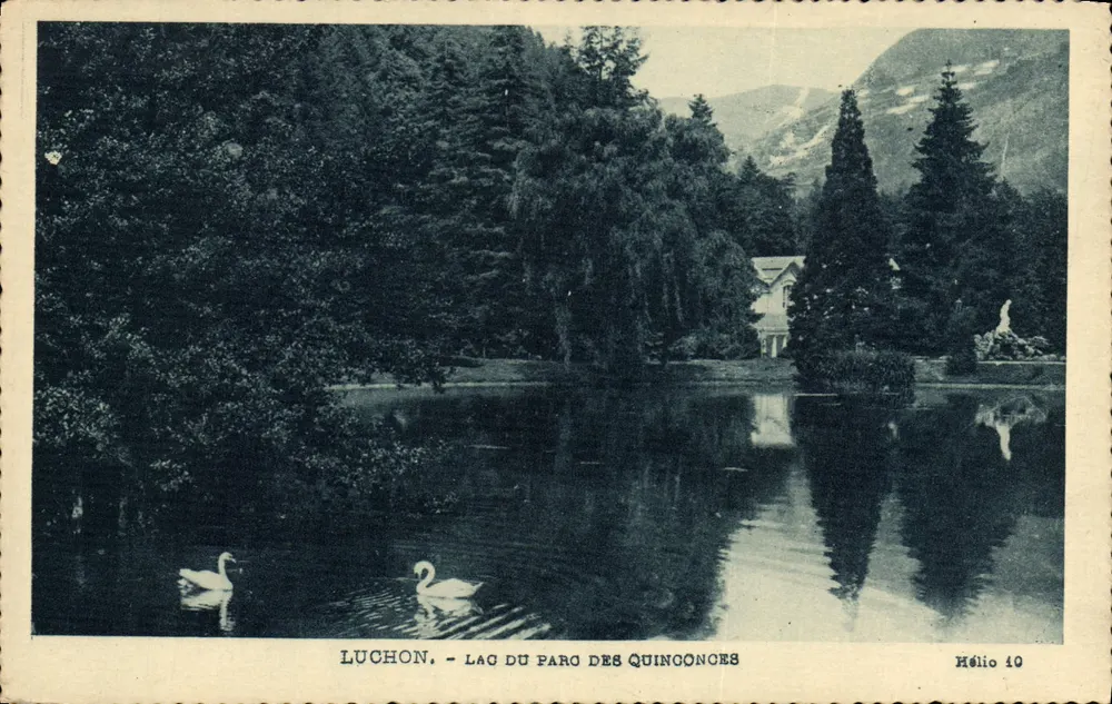 Luchon - Het meer van het Park der Quinconces — Hélios 10 - Voorkant