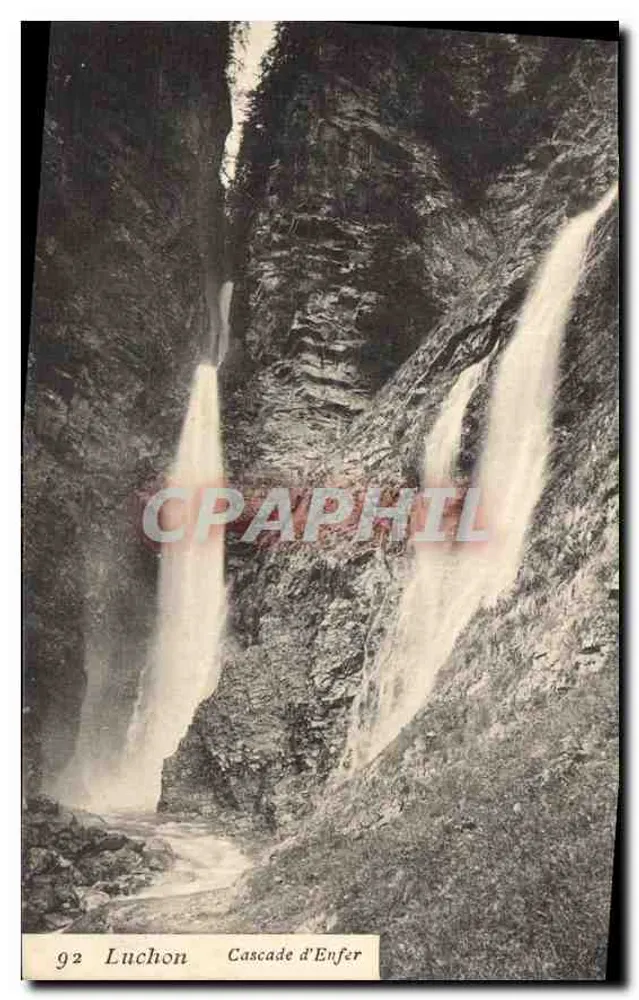 Luchon — Cachoeira do Inferno — editor desconhecido, n° 92 - Frente
