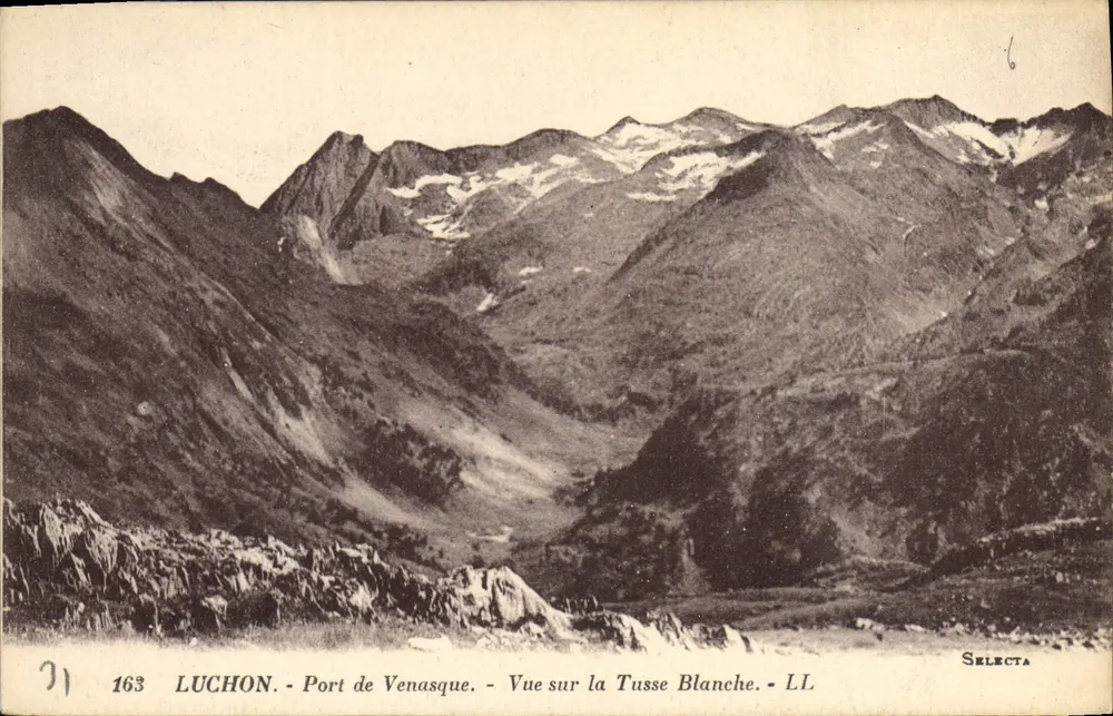 Luchon — Port de Venasque — Ansicht der Tousse Blanche — Selecta - Vorderseite