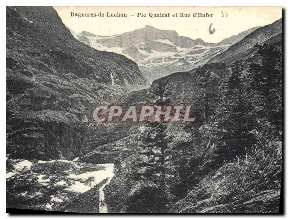 Bagnères-de-Luchon — Pic Quairat und Rue d'Enfer — n°31 - Vorderseite
