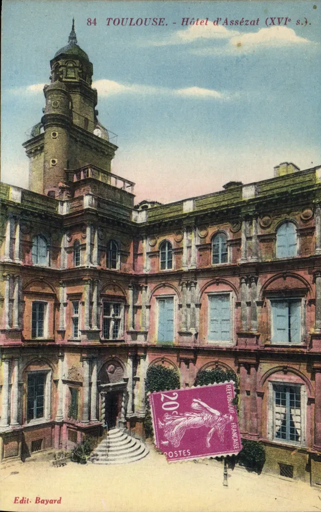 Toulouse - Hotel d'Assézat (século XVI) — Edit. Bayard, n° 84 - Frente