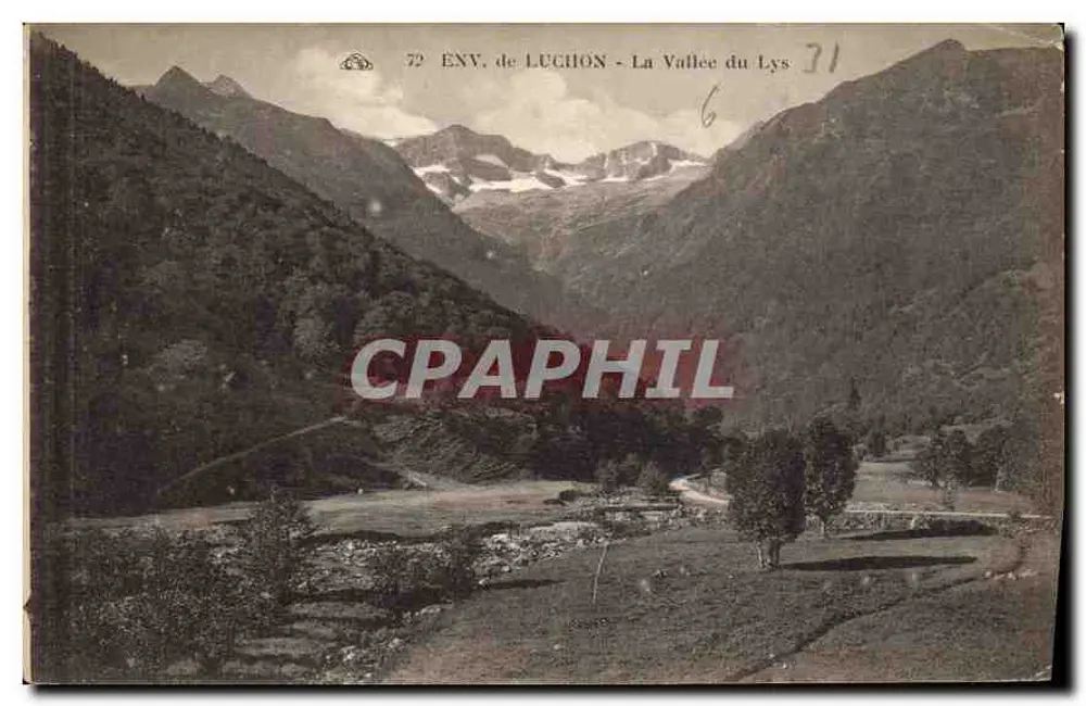 ENV. de LUCHON - A Vale do Lys — CPAPHIL n°72 - Frente