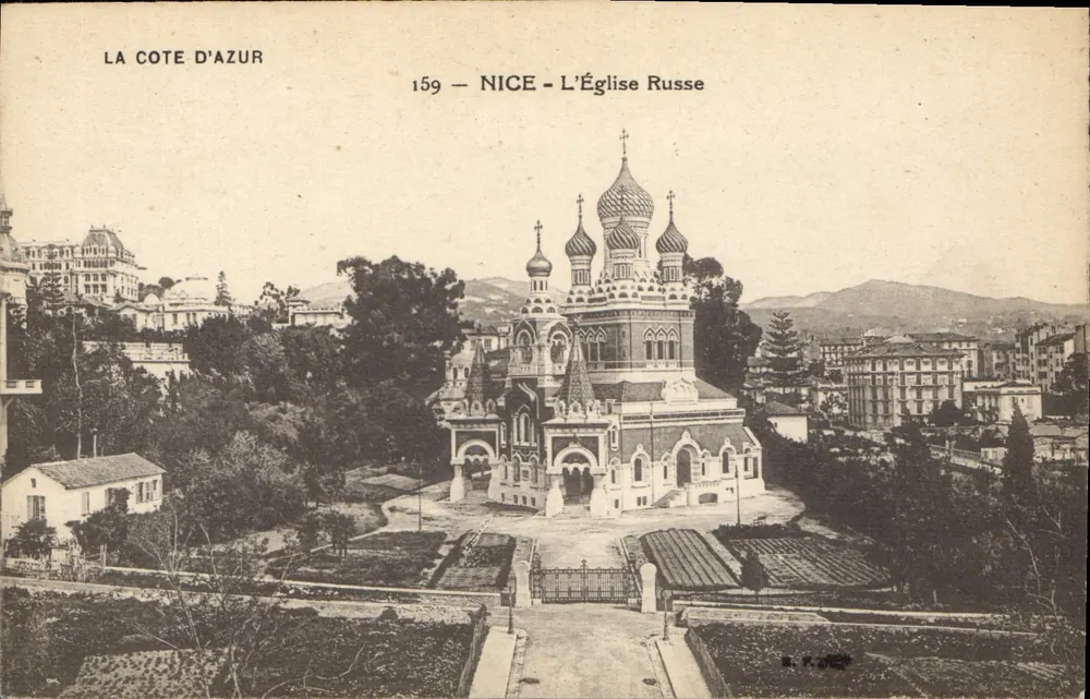 Nice - Die Russische Kirche — Die Côte d'Azur, Serie 159, Verlag R. P. Goff - Vorderseite