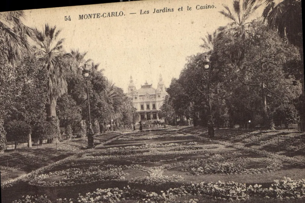 Monte-Carlo — Die Gärten und das Casino — Serie 54 - Vorderseite