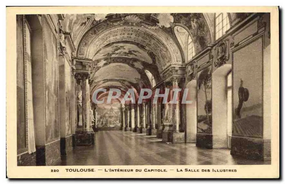 Toulouse — Innere des Capitols — Saal der Ehrwürdigen — n°220 - Vorderseite