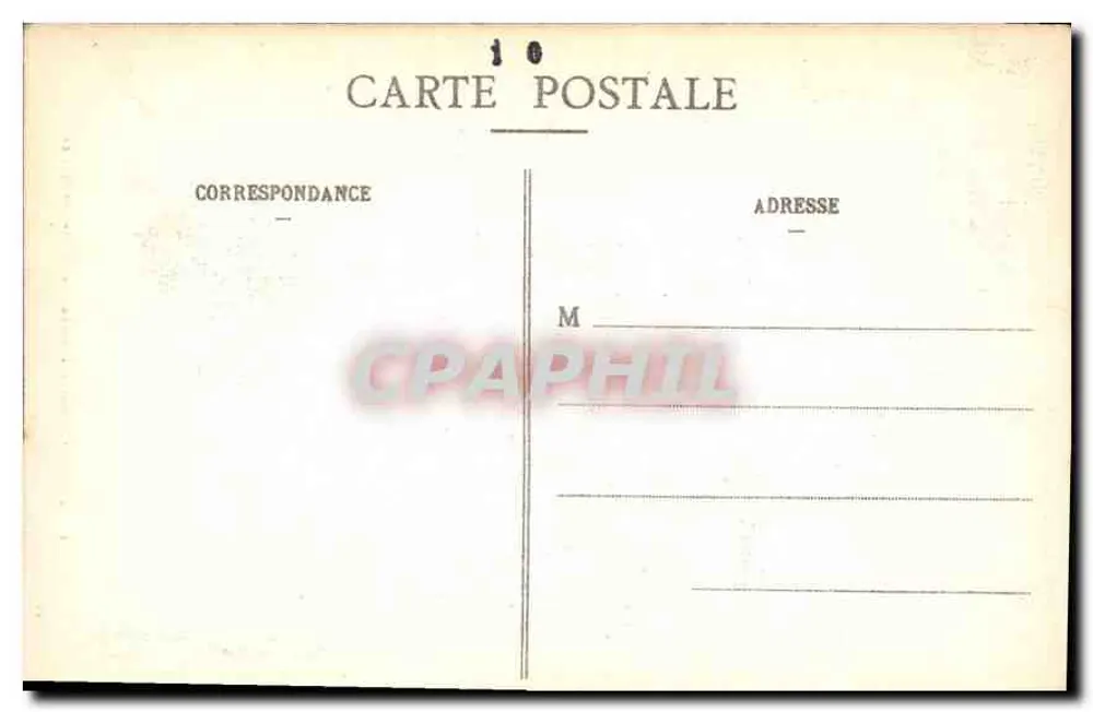 Troyes - Vorbau des Hotels de Marizy — Sammlung T. G. Nr. 103 - Rückseite