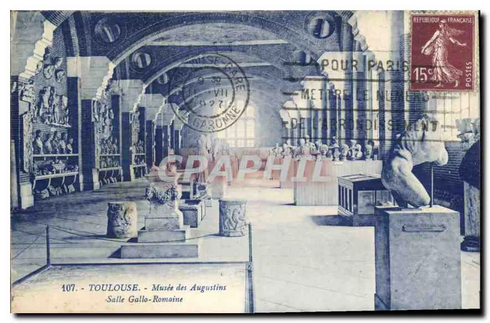 Toulouse - Musée des Augustins - Salle Gallo-Romaine — Verlag nicht sichtbar, Seriennummer 107 - Vorderseite