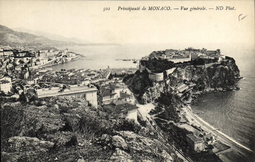 Principado de MONACO — Vista geral — ND Phot. - Frente