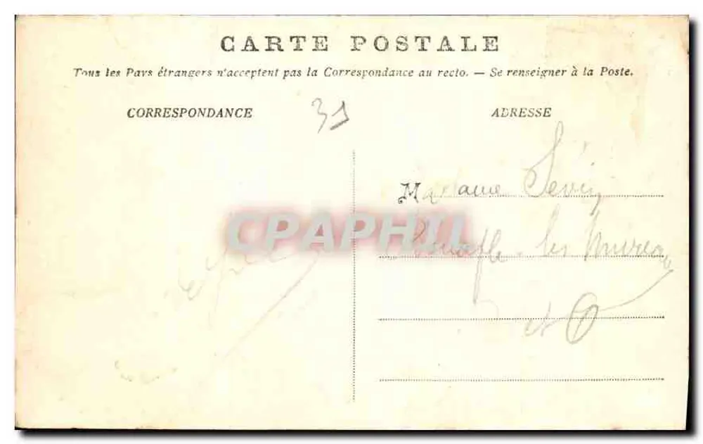 Luchon — Interior do Claustro de São Bertrand — editor não identificado, n° de série 64 - Verso