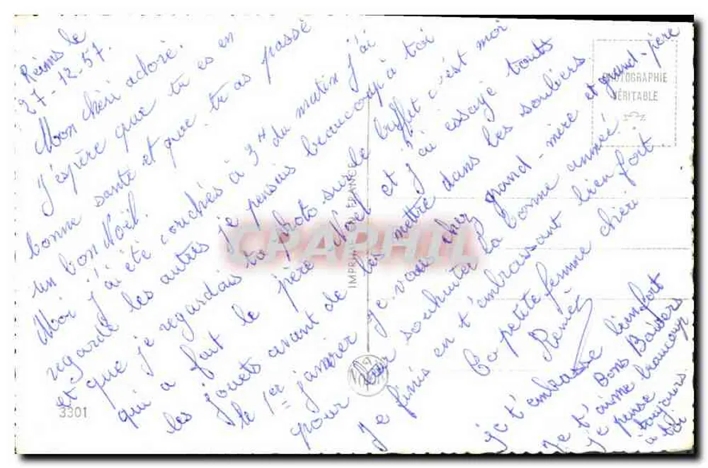 Liebespaar — See — Verlag Édouard Baudry, n°3301 - Rückseite