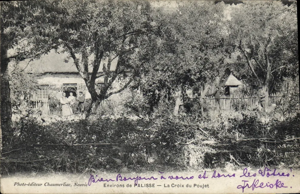 Environs de PALISSE — La Croix du Poujet — Photo-éditeur Chaumerliac, Neuvic - Frente