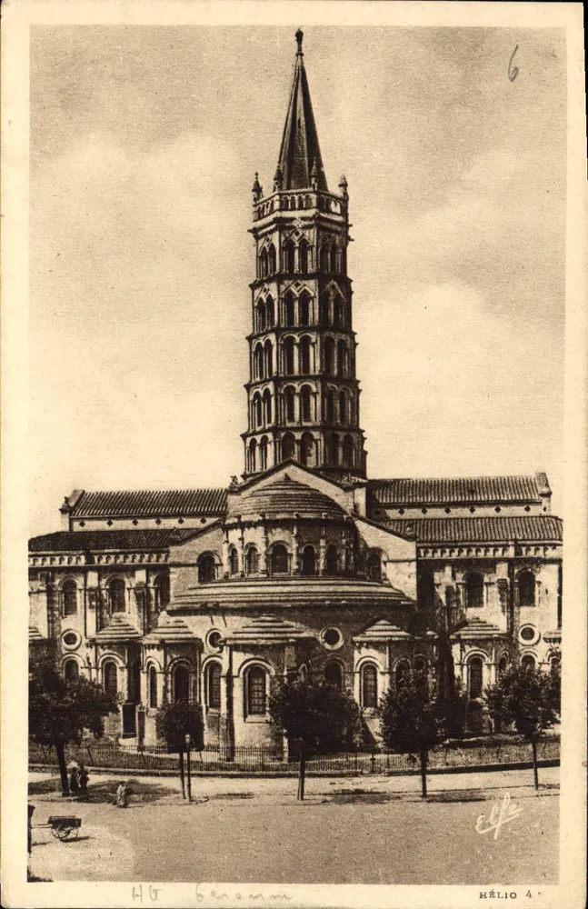 Toulouse - Abbaye de la Basilique Saint-Bernin (XIIe s.) — Hélios, n° 4 - Frente